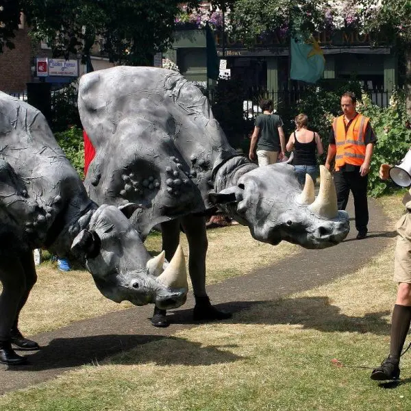 Rampaging Rhinoceros Big Puppets